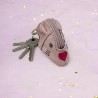Schlüsseltäschchen Cashmouse Leder ltpink hearts