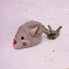 Schlüsseltäschchen Cashmouse Leder ltpink hearts