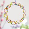 Dekoration FUNKEL Flower Circle multi sparkle