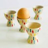 Eierbecher Keramik Dots