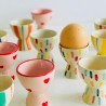Eierbecher Keramik Dots