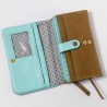 Portemonnaie Leder Patchouli Leena olive