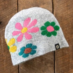 Beanie Intarsia Silver