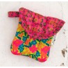 Ear Bud Case Pink Neon Grn