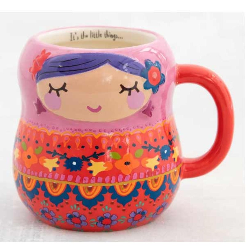 Tasse Folk Art Vera Nesting Doll