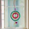 Dekoration Funkel green Circle Ornament