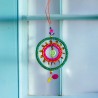 Dekoration Funkel green Circle Ornament