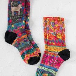Socken 1 Set mit 2 Paar olive better with