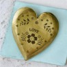 Minischale Brass Heart Loveflower