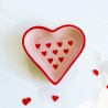 Keramikschale organic heart L Hearts