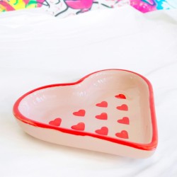 Keramikschale organic heart L Hearts