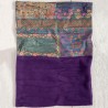 Boho Bandeau Fleece Stirnband Vintage Patchwork