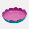 Dekoschale Wave Turquoise Rosa