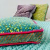 Kissenhülle Box Velvet Leo petrol 40405