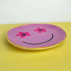 Dekoschale L Smile Purple