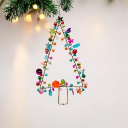 Dekoration FUNKEL Tannenbaum multi