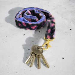 Schlüsselband Lanyard Leo brown