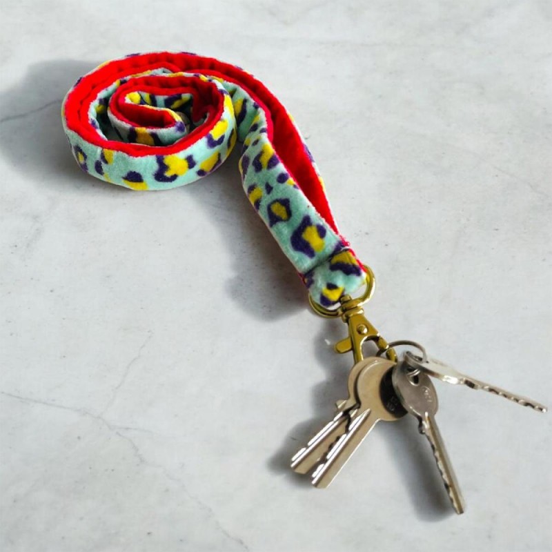 Schlüsselband Lanyard Leo Blue