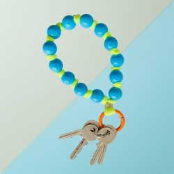 Schlüsselanhänger bold bead turquoise