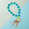Schlüsselanhänger bold bead turquoise