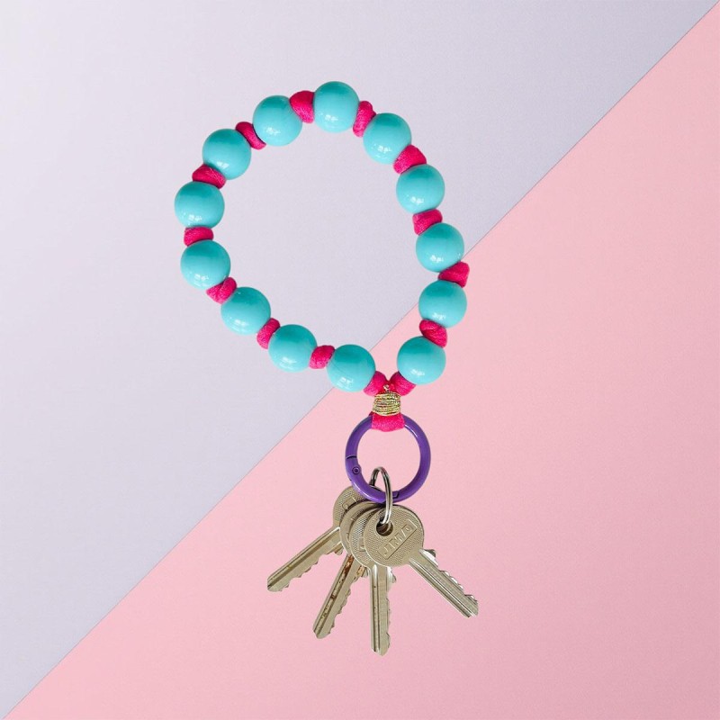 Schlüsselanhänger bold bead ltblue
