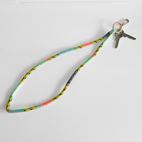 Schlüsselband/ Lanyard Multi wrap 23 yellow