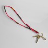 Schlüsselband/ Lanyard Multi wrap 23 pink plum