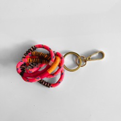 Schlüsselband/ Lanyard Multi wrap 23 pink plum