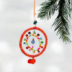 Dekoration Funkel copper Circle Ornament