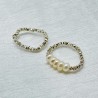 Ring silver elastic