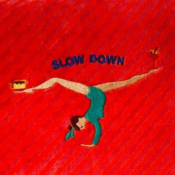 Kissenhülle Velvet SLOW DOWN YOGA 2535