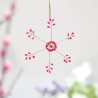 Dekoration Funkel Ultrafine Starflower neonpink