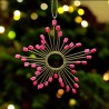 Dekoration Funkel Ultrafine Starflower ornament neonpink