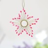Dekoration Funkel Ultrafine Starflower ornament neonpink