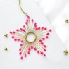 Dekoration Funkel Ultrafine Starflower ornament neonpink