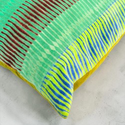 Kissenhülle Velvet Mastermind greens 5050