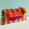 Kosmetiktasche Velvet Pinstripe Superhappy M