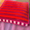 Kissenhülle Box Velvet Pinstripe orange 40405