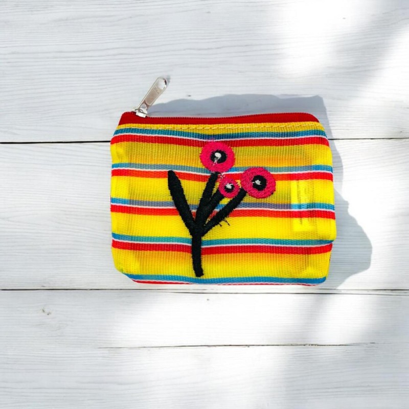 Täschchen Recycle Mini Zip Yellow