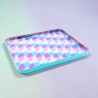 Tablett square L waves viola