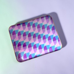 Tablett square L waves viola