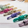 Schlüsselband knots metallic smaragd