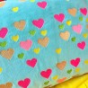 Kissenhülle Hearts multi azur 3050