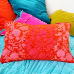 Kissenhülle cross stitch brilliant orange 3050