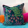 Kissenhülle Ferns teal 5050
