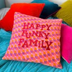 Kissenhülle Velvet Waves Happy Funky Family 5050