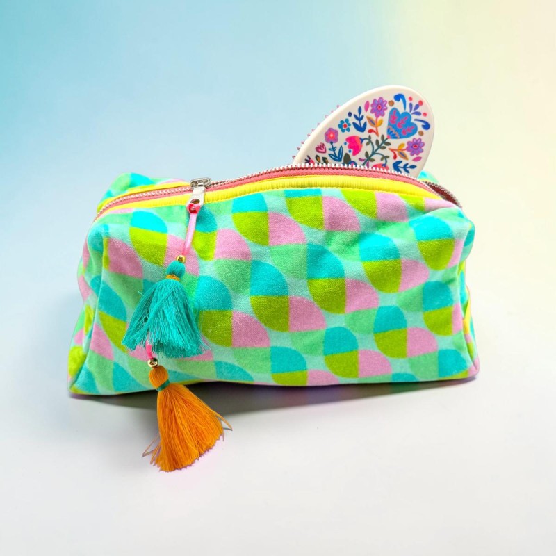 Kosmetiktasche Velvet Waves M