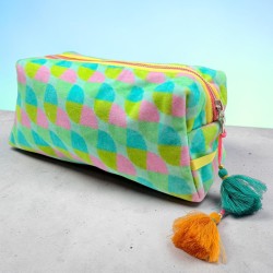 Kosmetiktasche Velvet Waves M
