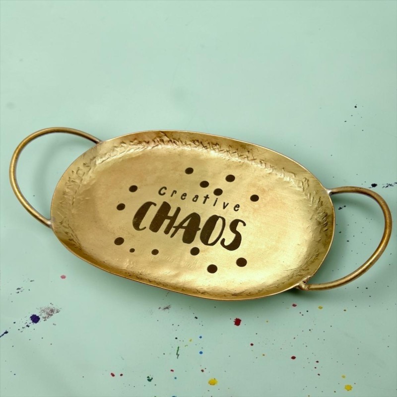 Minischale Brass 2 handle Chaos