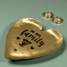 Minischale Heart Brass Family